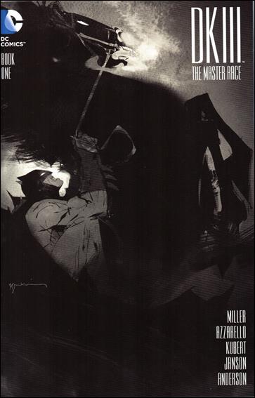 Dark Knight III: The Master Race issue 1-OE Bill Sienkiewicz Hypno Comics Black & White Cover