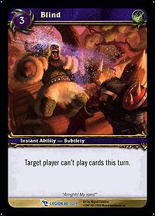 World of Warcraft: March of the Legion (Base Set) card 80 Blind