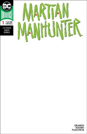 Martian Manhunter (2018) issue 1-C Blank/Sketch Cover