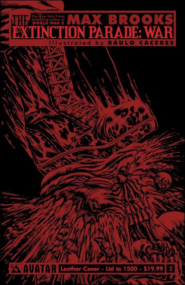 Extinction Parade: War issue 2-F Leather Cover 1/1500
