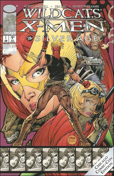 WildC.A.T.s/X-Men: The Silver Age issue 1-E Chicago Comic-Con Cover