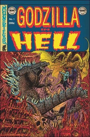 Godzilla in Hell issue 1-B Jeff Zornow EC Comics Subscription Cover