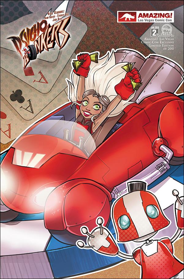 Psycho Bonkers issue 2-D Valentina Pinto Amazing! Las Vegas Cover 1/200