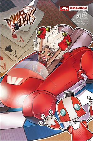 Psycho Bonkers issue 2-D Valentina Pinto Amazing! Las Vegas Cover 1/200