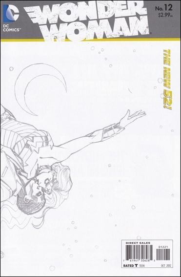 Wonder Woman (2011) issue 12-B Wraparound 1:25 Sketch Cover