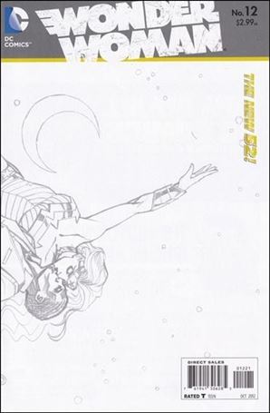 Wonder Woman (2011) issue 12-B Wraparound 1:25 Sketch Cover