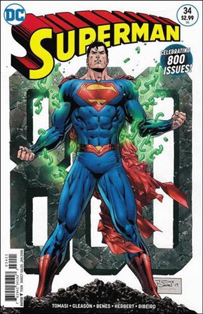 Superman (2016) issue 34-B Patrick Gleason Cover