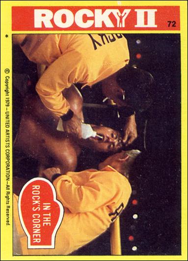 Rocky II (Base Set) card 72 In the Rock's Corner