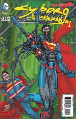 Action Comics (2011) issue 23.1-C Cyborg Superman 3D Cover (2nd Printing)