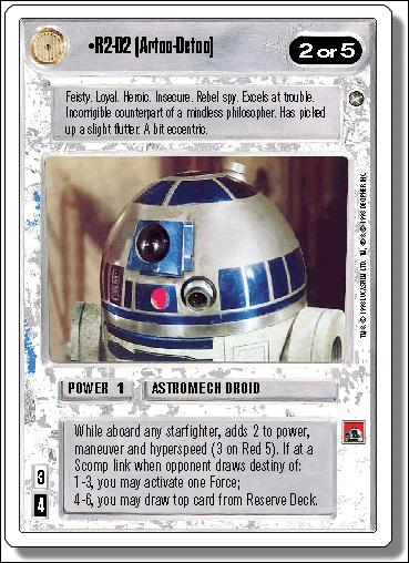 Star Wars: A New Hope Revised (Base Set) card 96 R2-D2 (Artoo-Detoo)