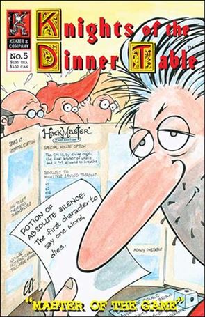 Knights of the Dinner Table (1997) issue 5-B Red Logo Cover (2nd Printing)