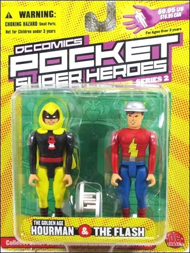 DC Comics Pocket Super Heroes (Series 2) figure 5 Golden Age Hourman & The Flash
