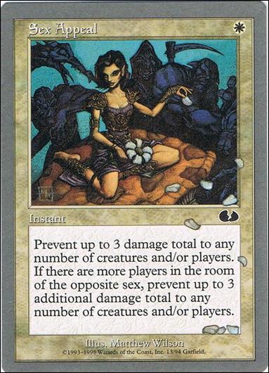 Magic the Gathering: Unglued (Base Set) card 13 Sex Appeal