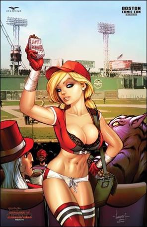 Grimm Fairy Tales Presents Madness of Wonderland issue 2-C Ale Garza Boston Comic Con Cover 1/500