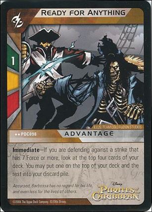 Pirates of the Caribbean - Dead Man's Chest (Base Set) card PDC098 Ready for Anything