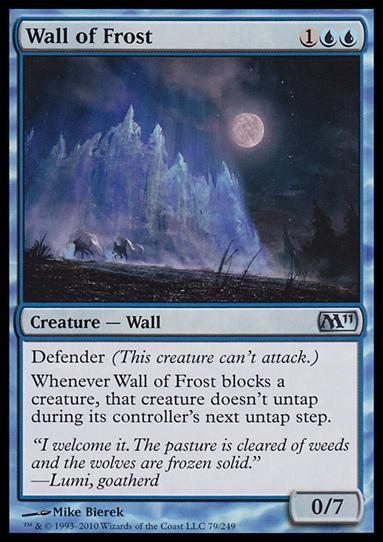Magic the Gathering: 2011 Core Set (Base Set) card 79 Wall of Frost