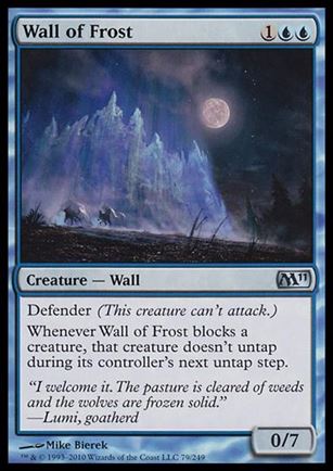 Magic the Gathering: 2011 Core Set (Base Set) card 79 Wall of Frost