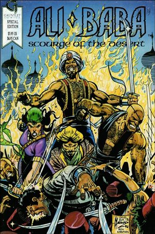 Ali-Baba Scourge of the Desert issue 1-B Gold Foil Edition
