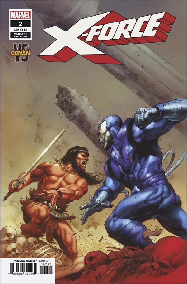 X-Force (2019) issue 2-C Jerome Opena Marvel Vs. Conan Cover