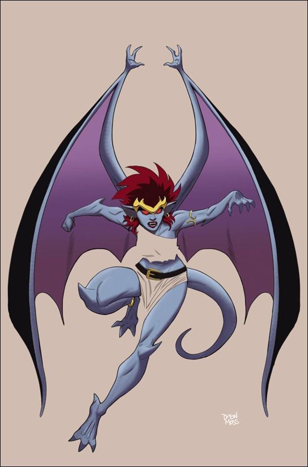 Gargoyles: Quest issue 2-G Drew Moss Color Bleed Virgin 1:15 Cover