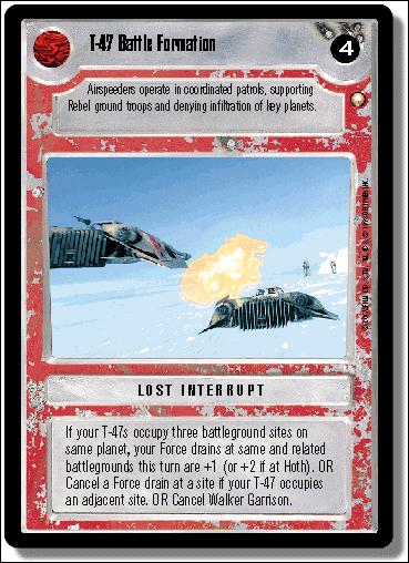 Star Wars: Special Edition Limited (Base Set) card 248 T-47 Battle Formation