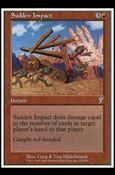Magic the Gathering: 7th Edition (Base Set) card 223 Sudden Impact