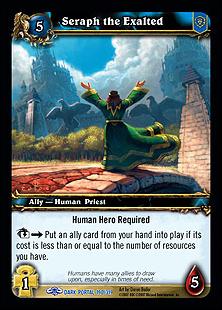 World of Warcraft: Through the Dark Portal (Base Set) card 190 Seraph the Exalted