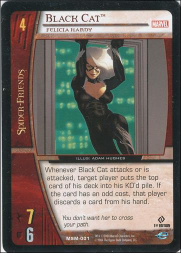 Web of Spider-Man VS System (Base Set) card 1 Black Cat