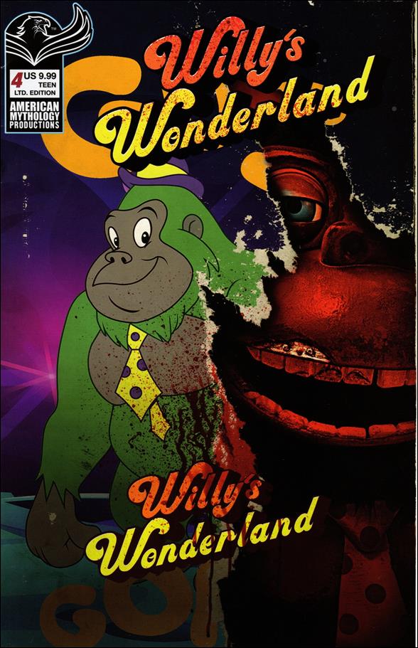Willy's Wonderland issue 4-C Slashing Time Cover