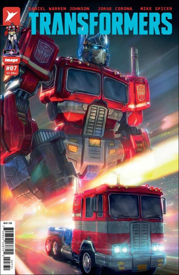 Transformers (2023) issue 7-K Tiago Da Silva Trade Dress Retailer Cover 1/750