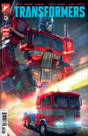 Transformers (2023) issue 7-K Tiago Da Silva Trade Dress Retailer Cover 1/750
