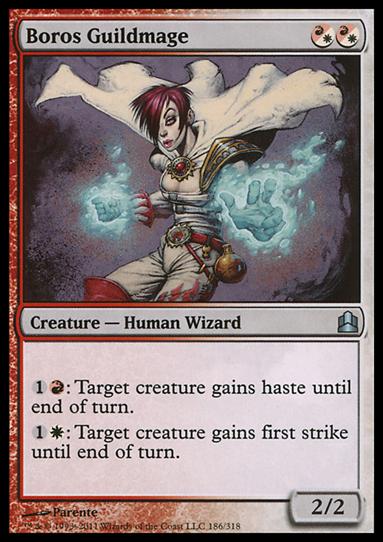 Magic the Gathering: Commander (Base Set) card 186 Boros Guildmage