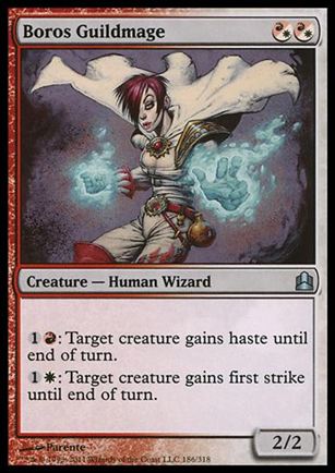 Magic the Gathering: Commander (Base Set) card 186 Boros Guildmage