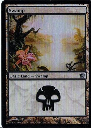 Magic the Gathering: 9th Edition (Base Set) card 341-B Swamp