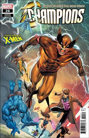 Champions (2016) issue 26-B Rob Liefeld X-Men Cover