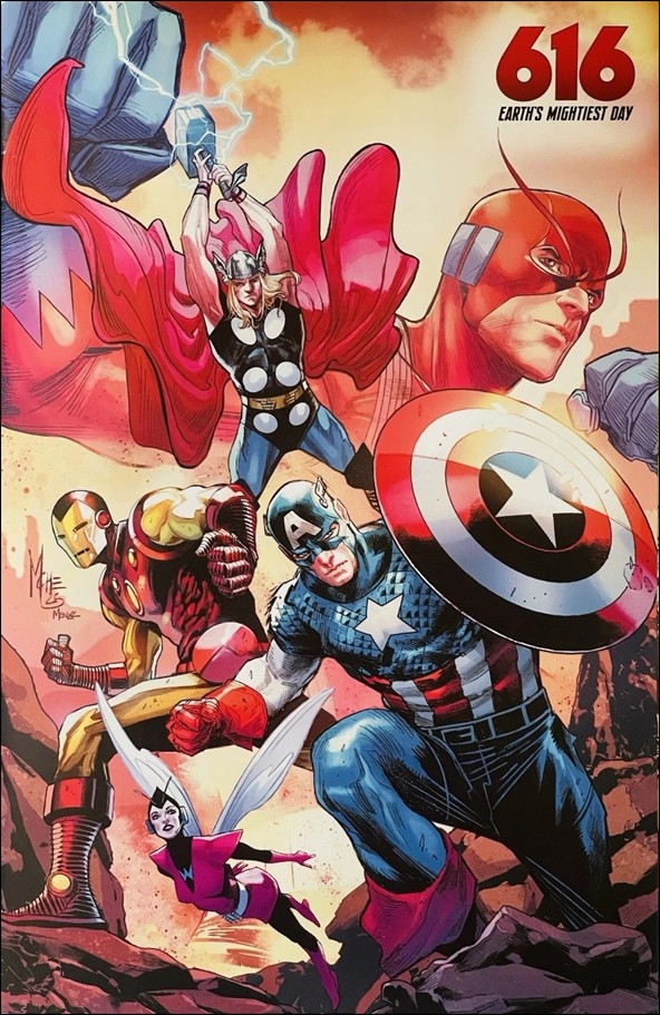 Avengers (2023) issue 25-H Marco Checchetto Earth's Mightiest Day Cover