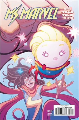 Ms. Marvel (2016) issue 10-B Tradd Moore Tsum Tsum Cover
