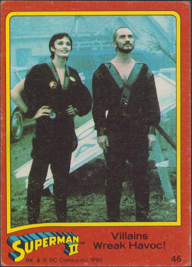 Superman II (Movie) (Base Set) card 46 Villains Wreak Havoc!