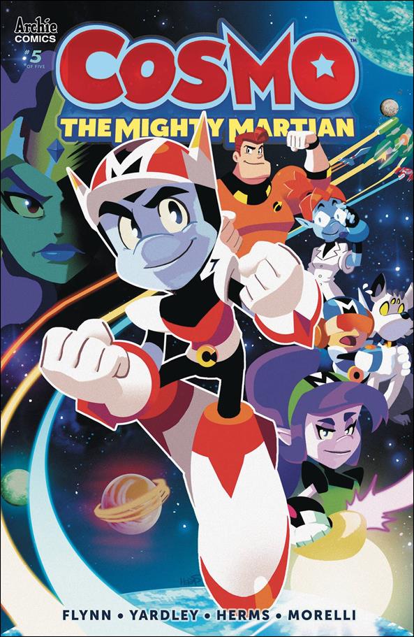 Cosmo the Mighty Martian issue 5-C Matt Herms Cover