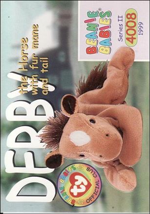 Beanie Babies Series 2 (Base Set) card 165 Derby the Horse