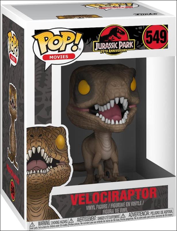 POP! Movies figure 549-B Velociraptor (Yellow Eyes)