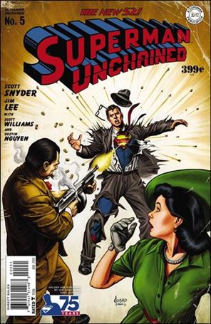 Superman Unchained issue 5-J Joe Jusko 1:75 Golden Age Cover