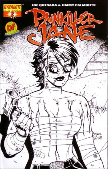 Painkiller Jane (2006) issue 2-G Amanda Conner Dynamic Forces Black & White Cover