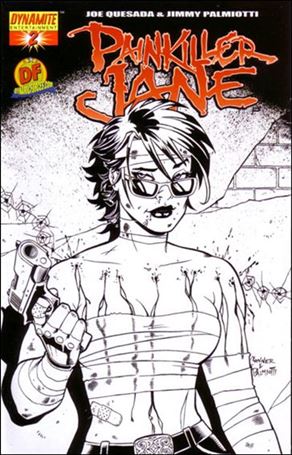 Painkiller Jane (2006) issue 2-G Amanda Conner Dynamic Forces Black & White Cover