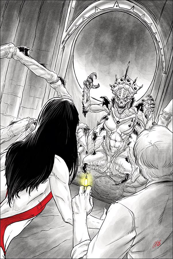 Vampirella vs Reanimator issue 4-G Becky Shepherd 1:25 Virgin Cover