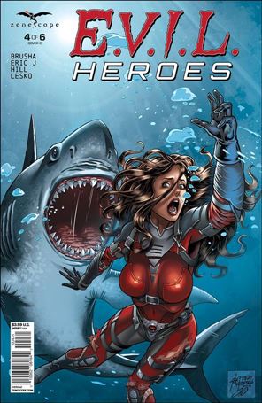 E.V.I.L. Heroes issue 4-C Alfredo Reyes Cover
