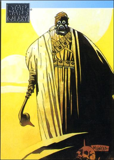 Star Wars Galaxy: Series 1 (Factory Base Set) card 110 Michael Mignola