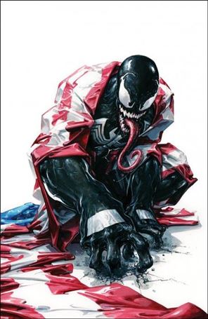 Venom (2018) issue 27-ZH Clayton Crain KRS/Black Flag Virgin Cover 1/1000