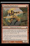 Magic the Gathering: Lorwyn (Base Set) card 165 Flamekin Bladewhirl
