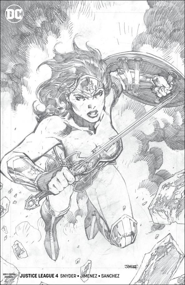 Justice League (2018) issue 4-C Jim Lee 1:100 Pencil Cover